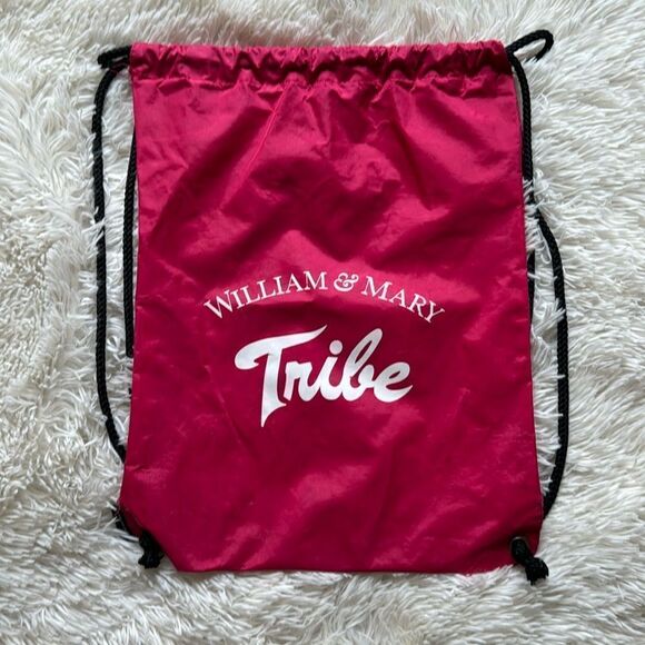 William & Mary Vintage Drawstring Backpack Old Mascot TRIBE - Picture 1 of 3